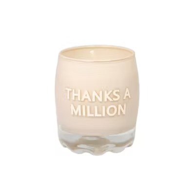 KAARS kaars in glas/geurkaars, Soy Candle, roze, 5.5 x 6 cm, Thanks a million, geur: fig's delight, 20 u, 1st
