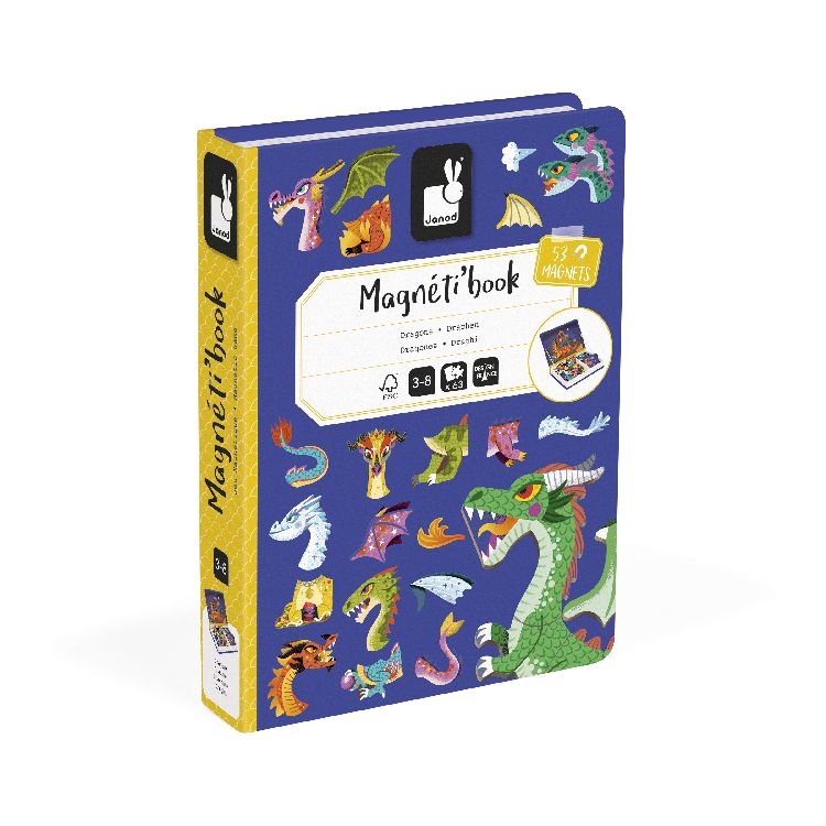 Magnetisch speelgoed Janod Dragons | Magneti Book