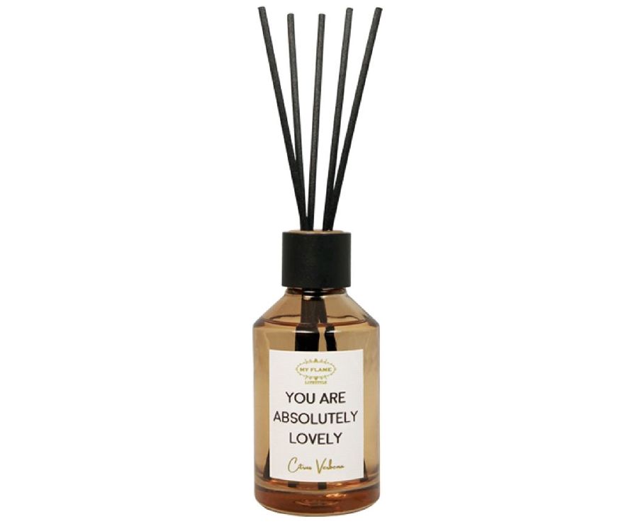 GEURVERSPREIDER 100ml, geurstokjes, You are absolutely lovely, citrus verbena 1st