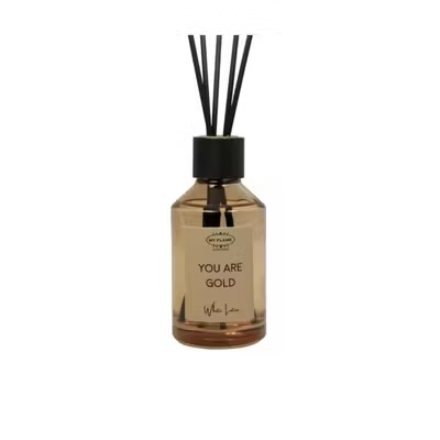 GEURVERSPREIDER 100ml, geurstokjes, you are gold, white lotus, 1st