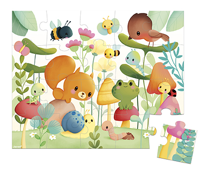 Puzzel Janod Garden friends | Puzzle 20