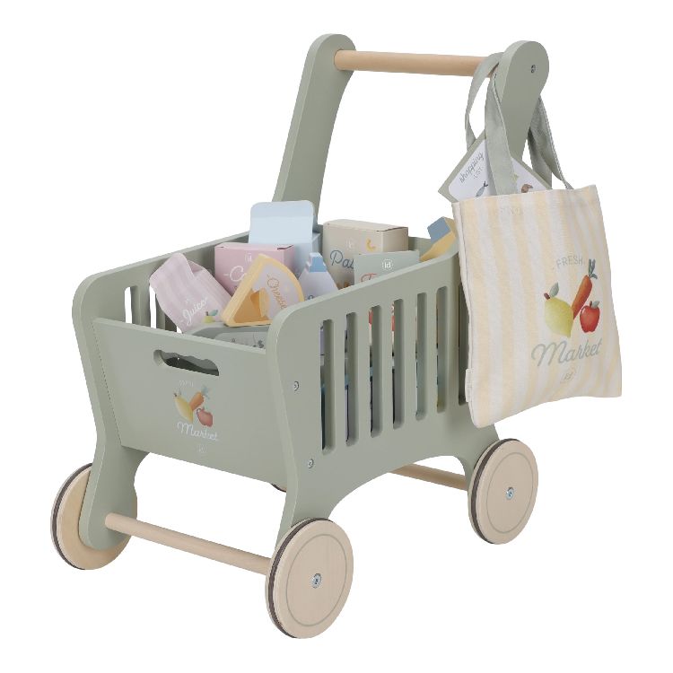 Winkel speelset Little Dutch Boodschappenkar