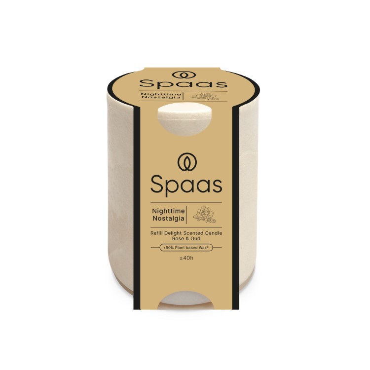 Navulling Spaas, Refill Delight Geurkaars 40u - Nighttime Nostalgia | Iconic