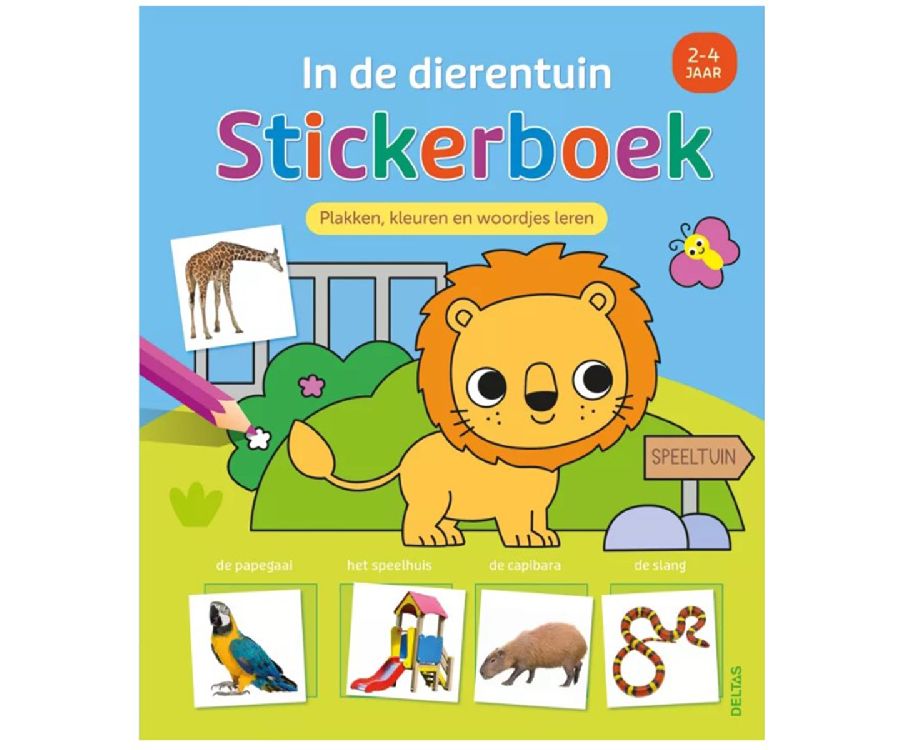 Stickerboek DELTAS In De Dierentuin Stickerboek