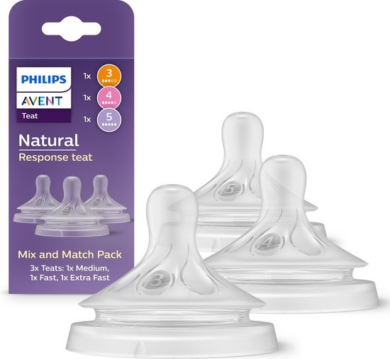 Zuigspeen Philips Avent Mix and match pack | Natural Response