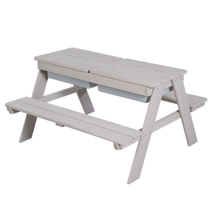 Kindertuinmeubilair Roba, Outdoor+ garden table bench with play trays