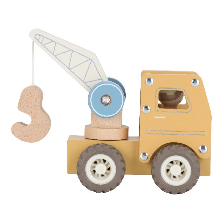 Voertuig Little Dutch Kraanwagen met pegdoll