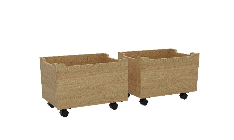 Bedlade Jaxx furniture Set of 2 drawers, geschikt voor Forrest oak
