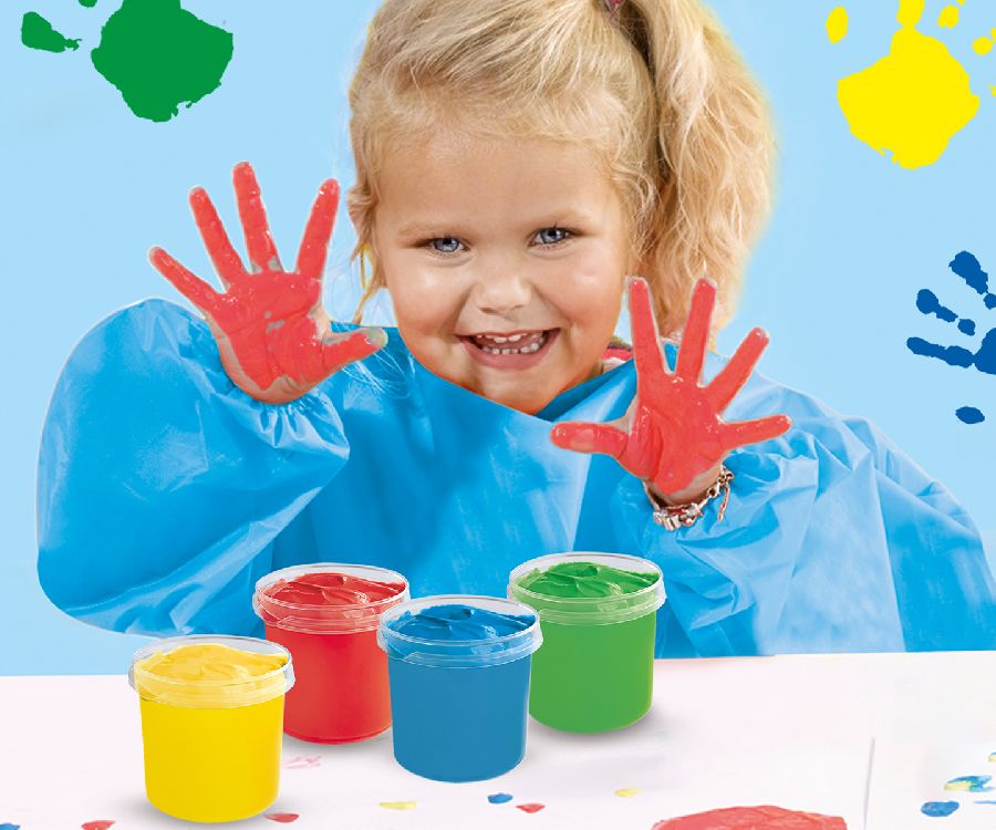 Verfmateriaal SES Creative Fingerpaint 4x145ml | My First