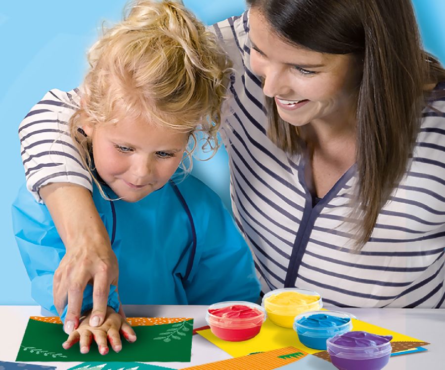 Verfmateriaal SES Creative Fingerpaint handprint animals | My First