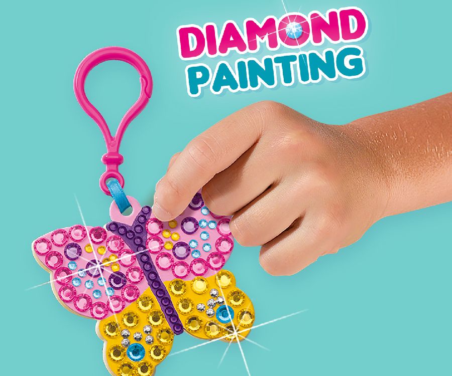 Knutselmateriaal SES Creative Wooden keychains | Diamond Painting