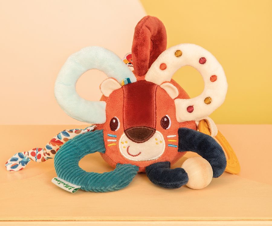 Activiteitenbal Lilliputiens Sensorische ringen | grijpbal