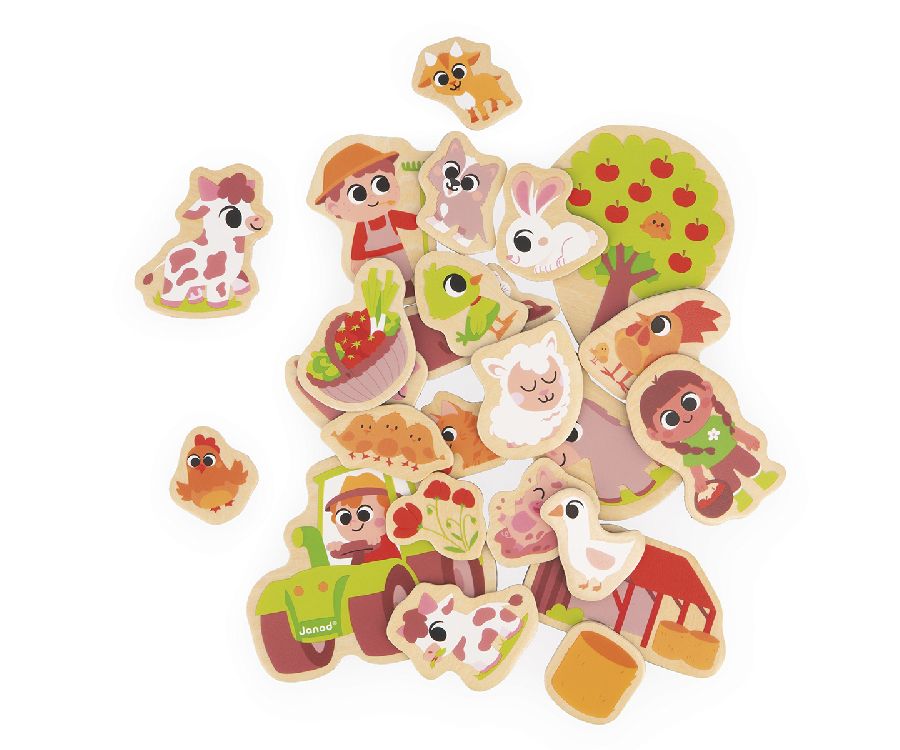 Magnetisch speelgoed Janod Farm magnets