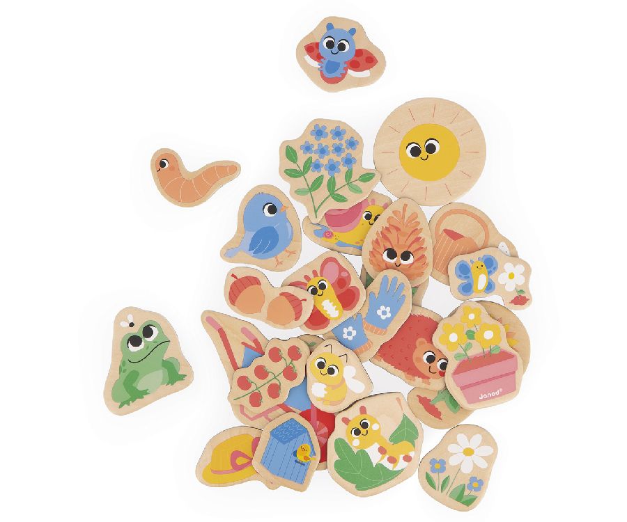 Magnetisch speelgoed Janod Garden magnets