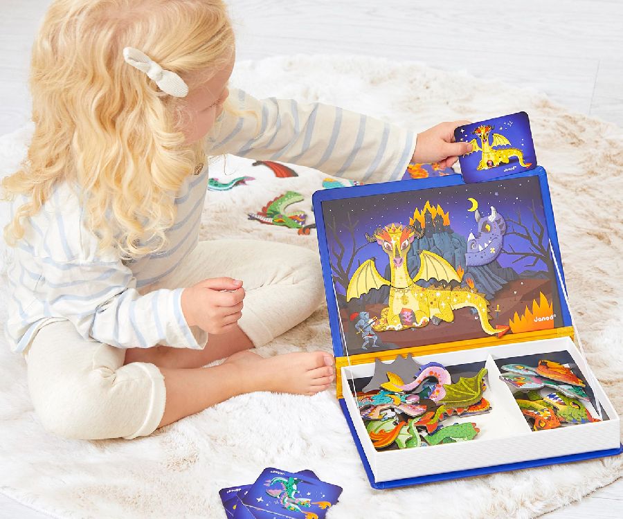 Magnetisch speelgoed Janod Dragons | Magneti Book