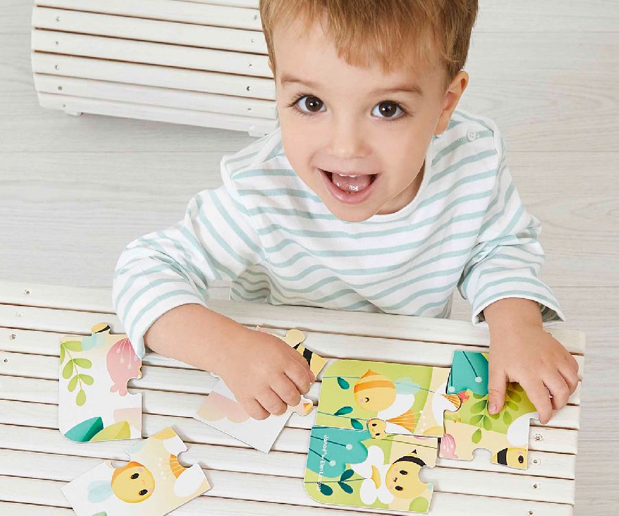 Puzzel Janod Pure | 4 Progressive Puzzles