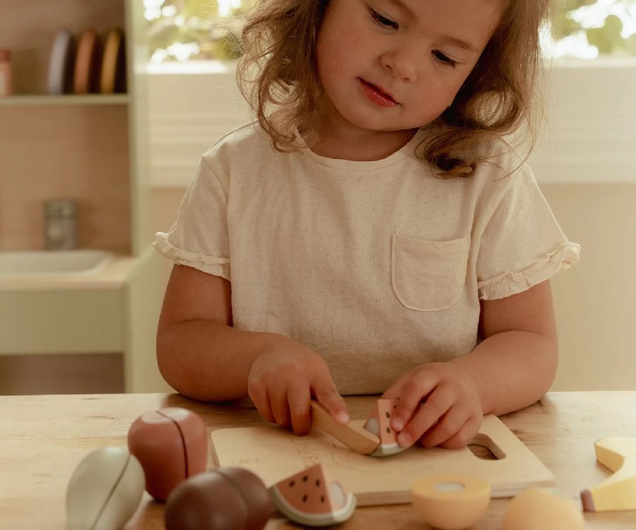 Keuken speelset Little Dutch Snijset fruit | Keuken