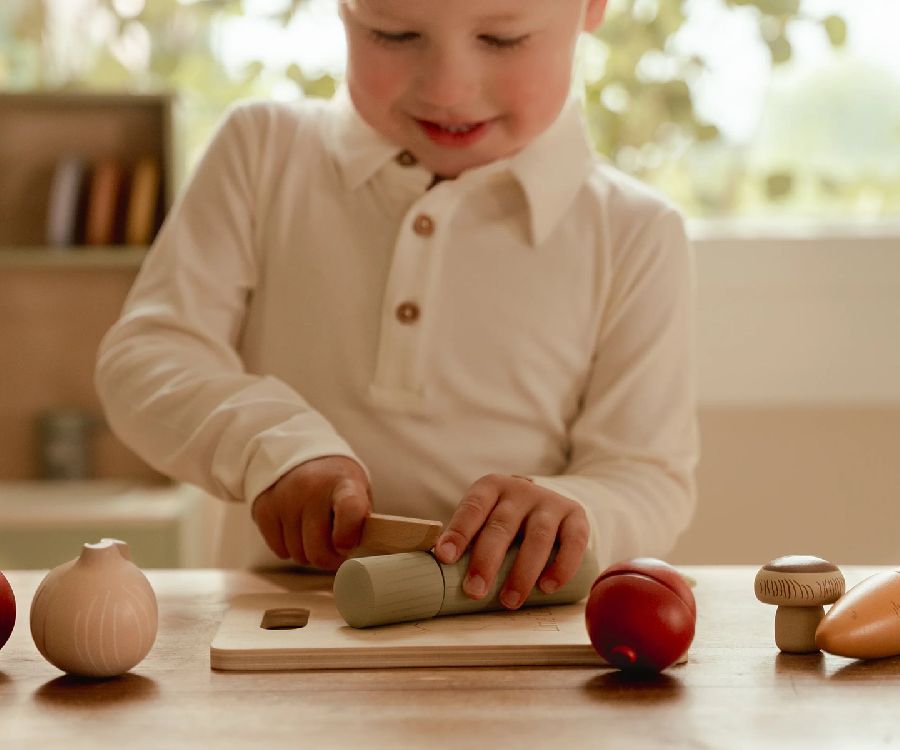 Keuken speelset Little Dutch Snijset groenten | Keuken