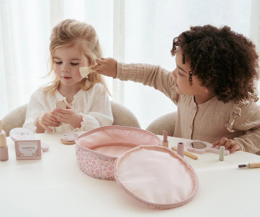 Kapper & make-up speelset Little Dutch Make-up tas