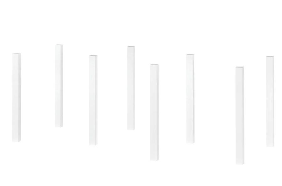 Poten Legs, Bunk Bed Forrest beech 90x200, white voor Forrest beech stapelbed Jaxx furniture Kamer poten