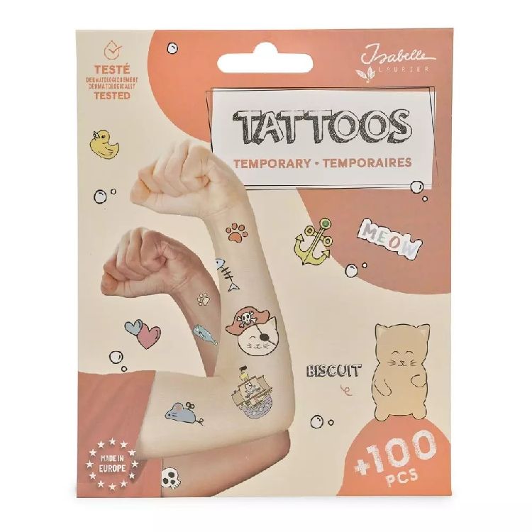 Plaktattoo Isabelle Laurier Biscuit De Kat