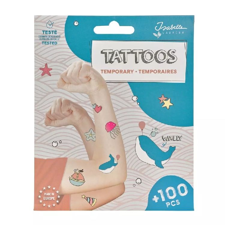 Plaktattoo Isabelle Laurier Wally De Walvis