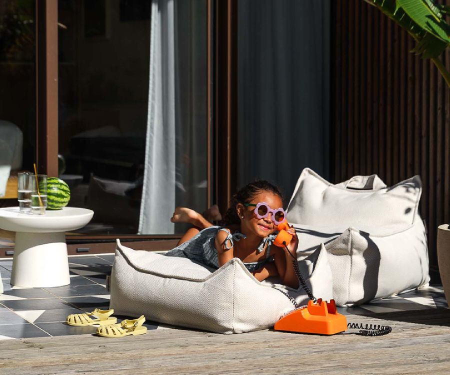 Kindertuinmeubilair Wigiwama, Wigiwama Outdoor Square Ottoman | Square Ottoman