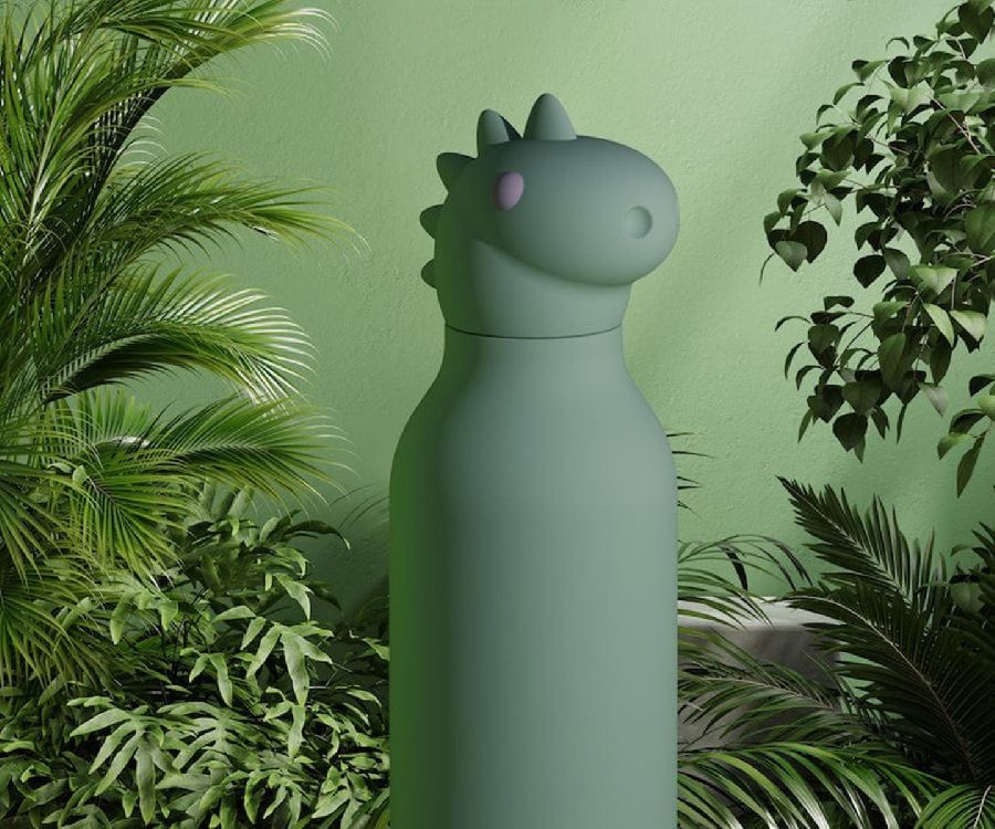 Drinkfles/thermosfles Asobu Dinosaur | Bestie Bottle