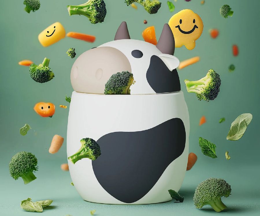 Thermos pot / food jar Asobu Cow | Bestie Foodie Container