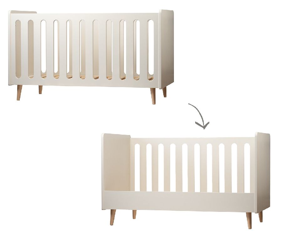 Bed Pericles, Nomad Dune Beige, Nomad Dune Beige 70x140 omvb, babybed omvormbaar tot bedbank