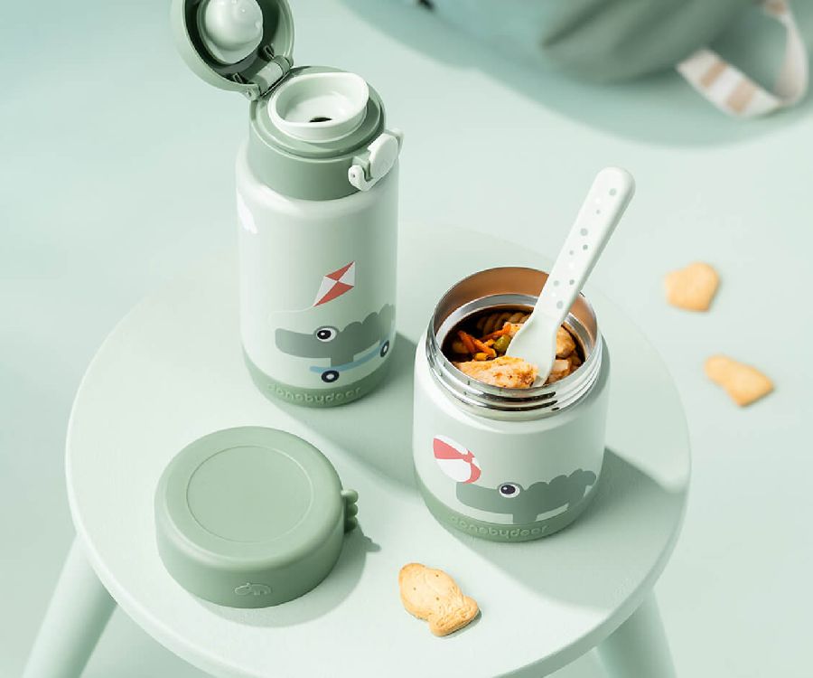 Thermos pot / food jar Done by Deer Insulated Food Jar | Playground green