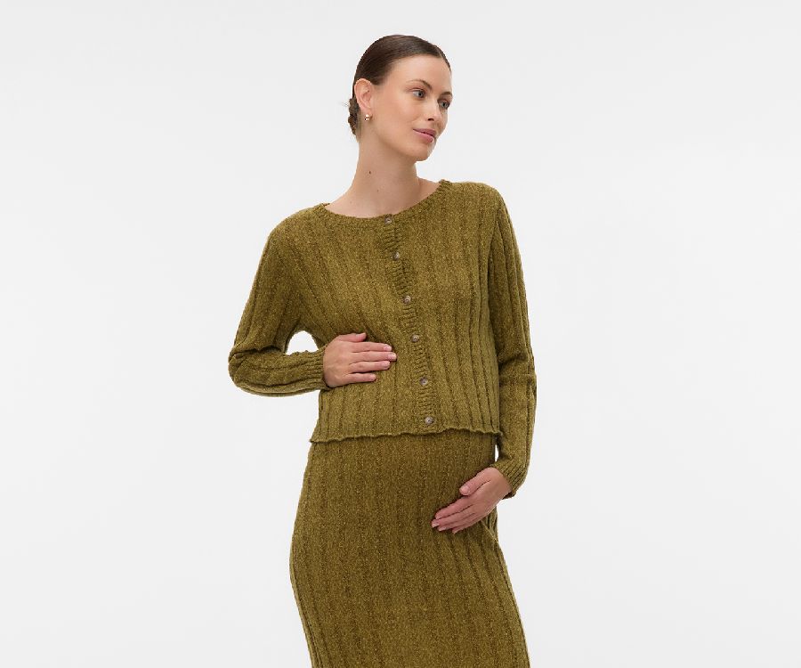 Gilet MAMA LICIOUS MLUlrikka Lia L/S Knit Cardigan 2F