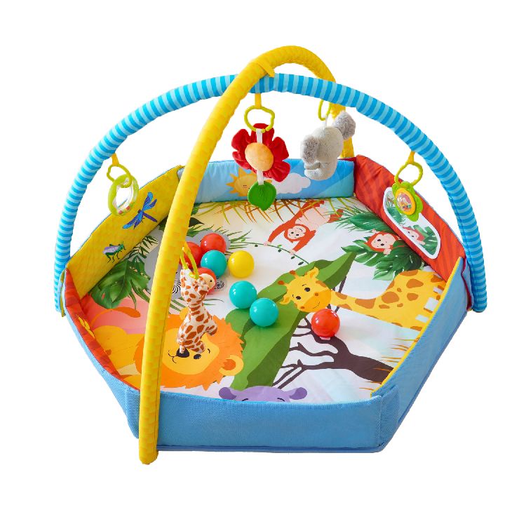 Speeltapijt met speelboog BoJungle Palenquo Foldable Ball Pit Play Gym