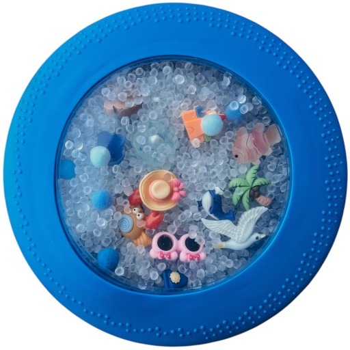 Gevulde fles & figuur Jellystone Designs Peekaboo Sensory Bag