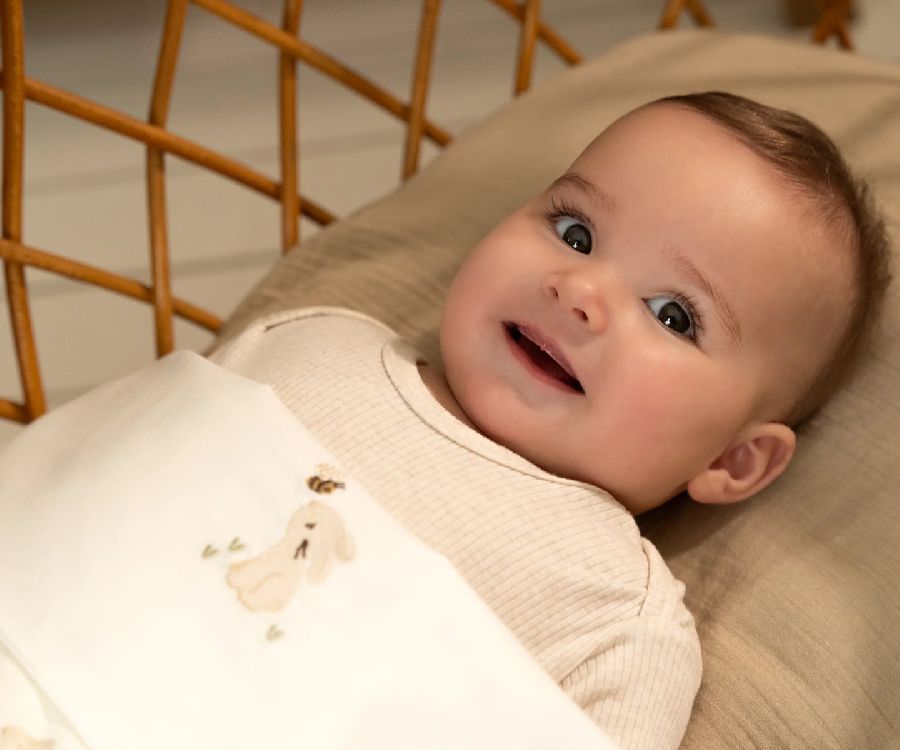 Laken Little Dutch Ledikantlaken, geschikt voor babybed 60x120/babybed 70x140 | Baby Bunny