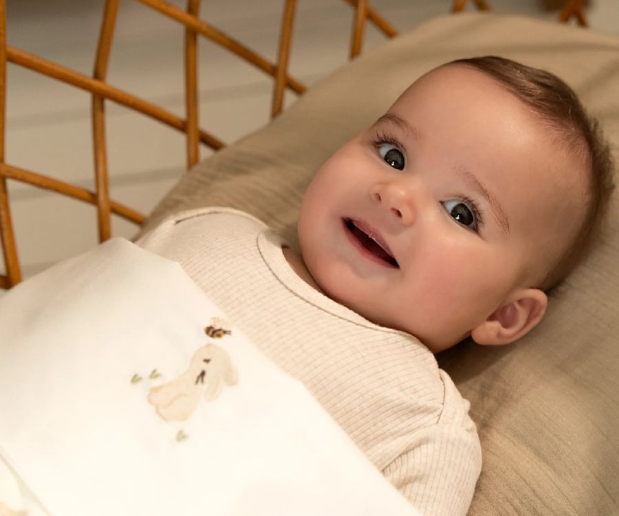 Laken Little Dutch Wieglaken, geschikt voor wieg/draagmand/park | Baby Bunny