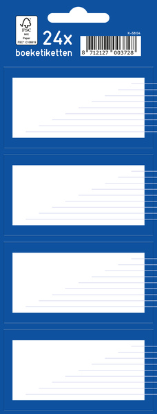 Etiketten KANGARO, schooletiketten