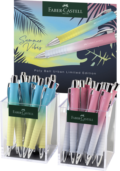 Balpen Faber-Castell Polyball XB Urban Summer, standaard