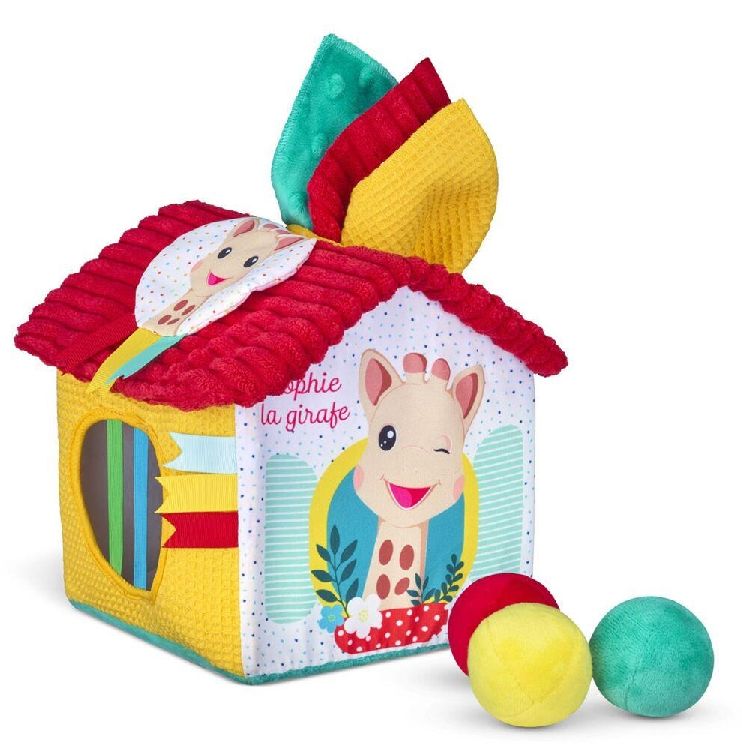 Zachte activiteitenkubus Sophie La Girafe House of discoveries