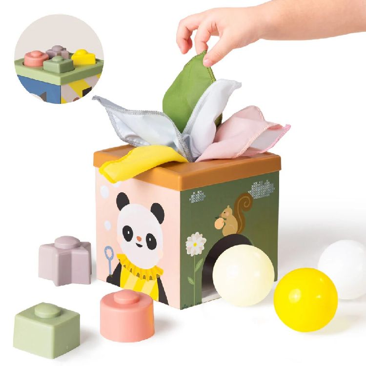 Stevige activiteitenkubus Taf Toys Play & discovery cube