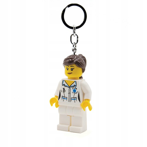 Sleutelhanger LANNOO Key Light - Nurse 2, legofiguur | Lego
