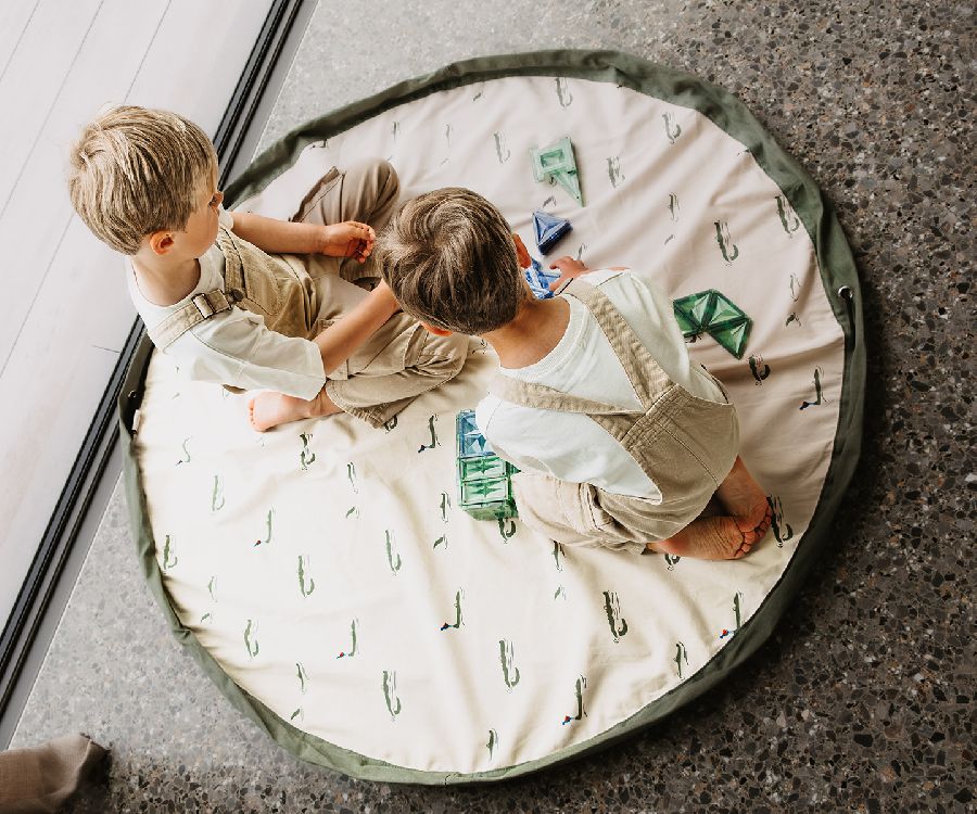 Speeltapijt zonder speelboog Play & Go Single printed | Noomad Original