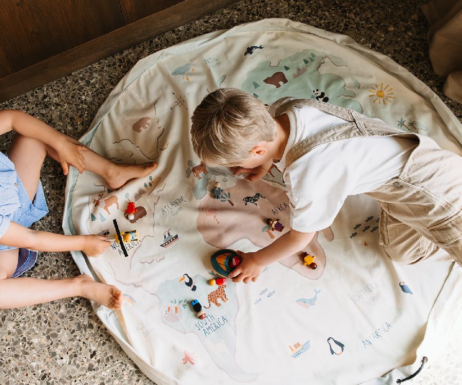 Speeltapijt zonder speelboog Play & Go Double printed | Noomad Original