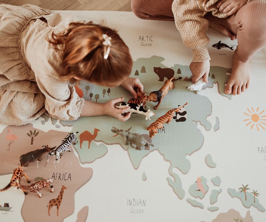 Puzzelmat Play & Go 3-in-1 Puzzle mat | Tiloo - EEVAA