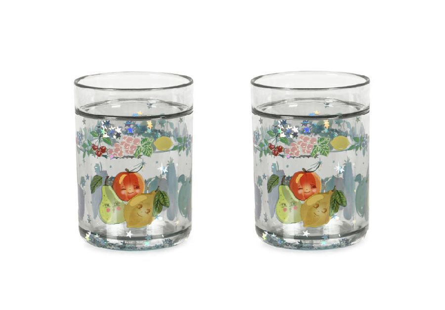 Drinkbeker Konges Slojd 2 Pack Glitter Cups