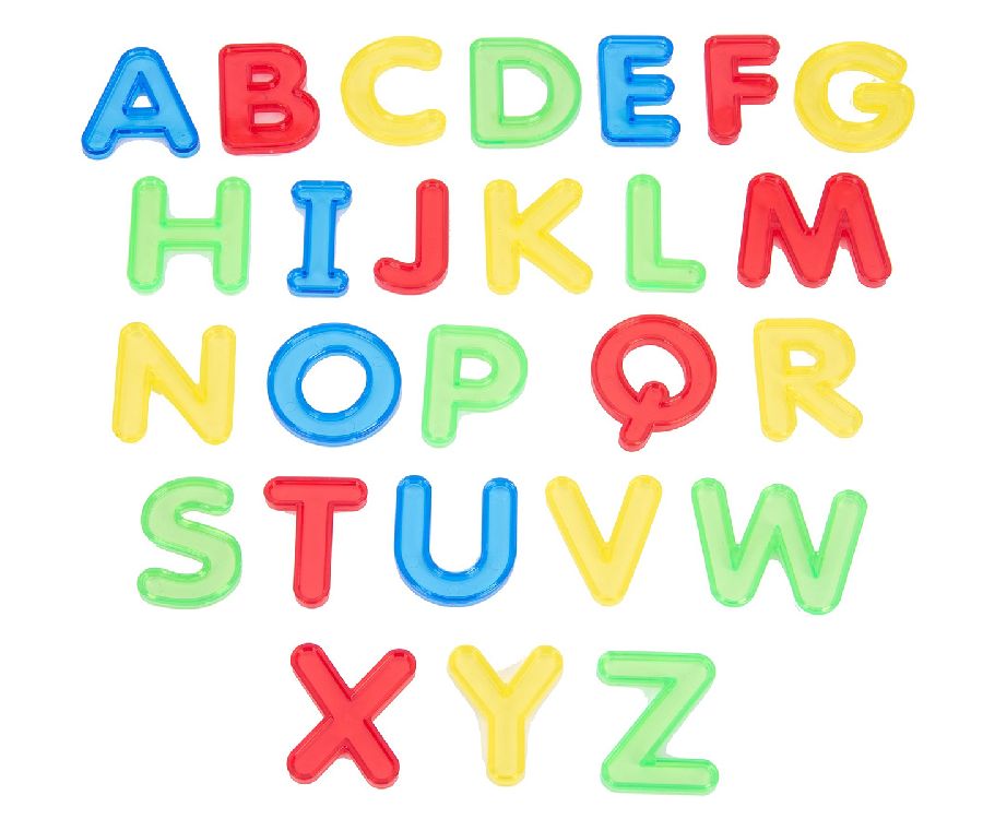 Losse vormen & figuren TickiT Doorschijnende hoofdletters