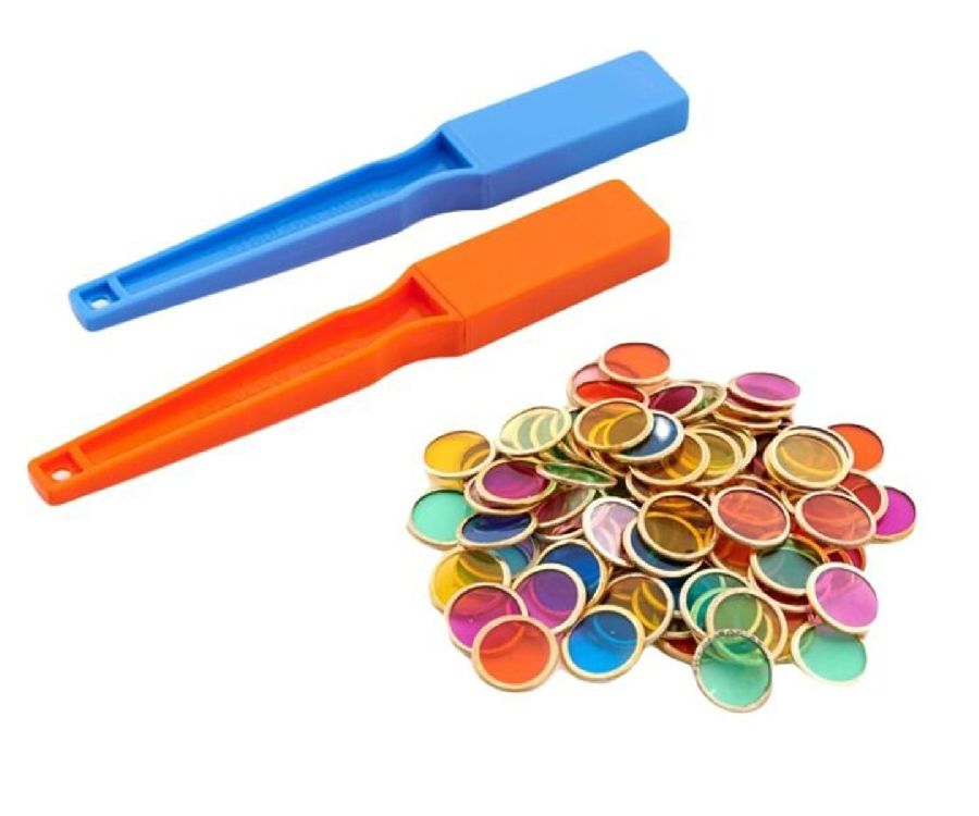 Magnetisch speelgoed Shaw Magnets Metalen telchips en staven