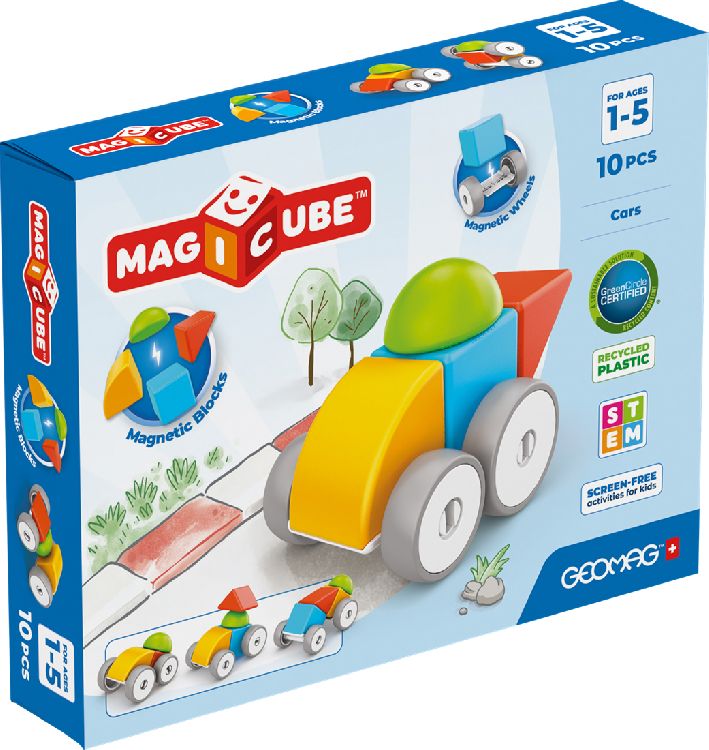 Magnetische figuren Geomag Cars | MagiCube