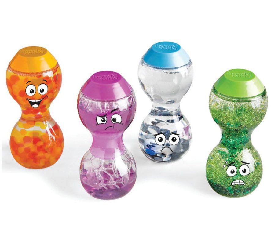 Gevulde fles & figuur Learning Resources Express your feelings sensory bottles