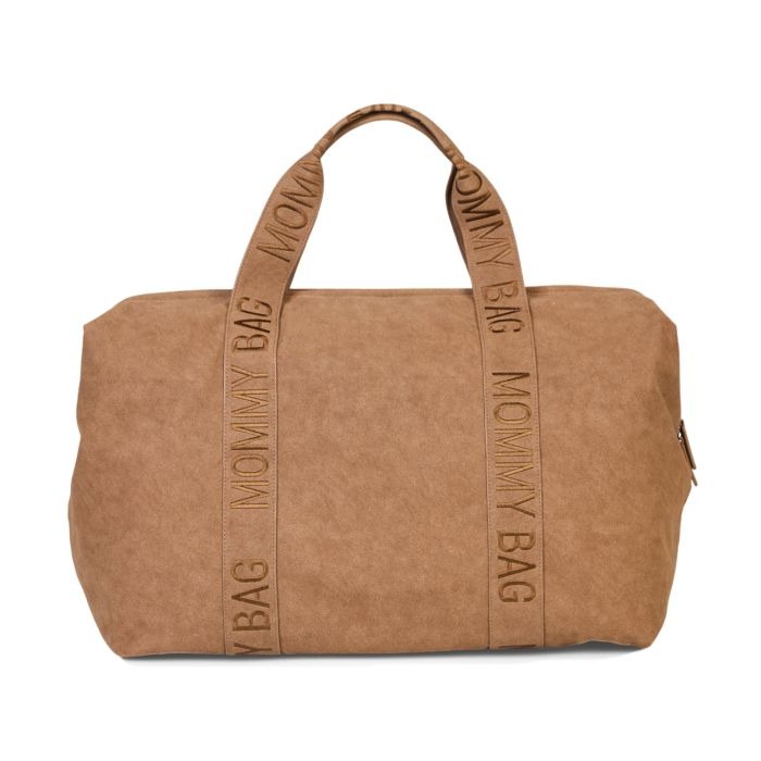 Verzorgingstas Childhome Mommy Bag Signature Prestige, draagtas met luiermat | Signature Prestige hazelnut